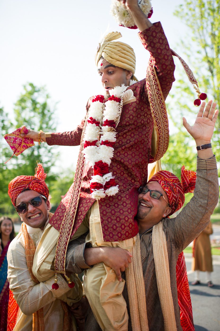 Photos of Baraat at BAPS Mandir Atlanta
