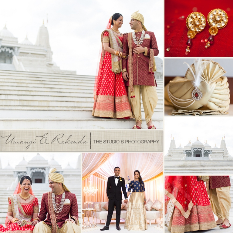 Atlanta Indian Wedding at BAPS Mandir by The Studio B Photography
