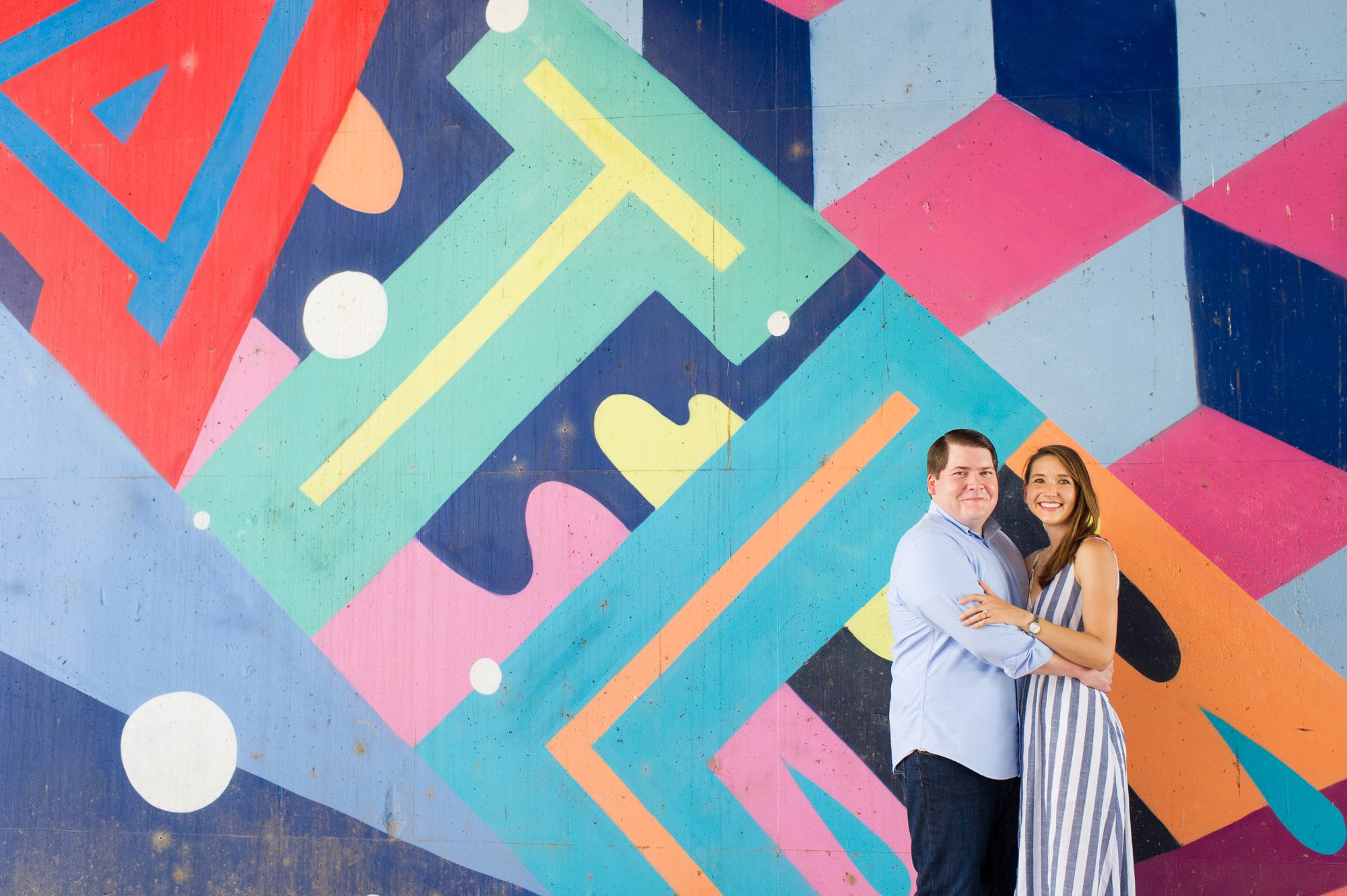 atlanta mural engagement pictures