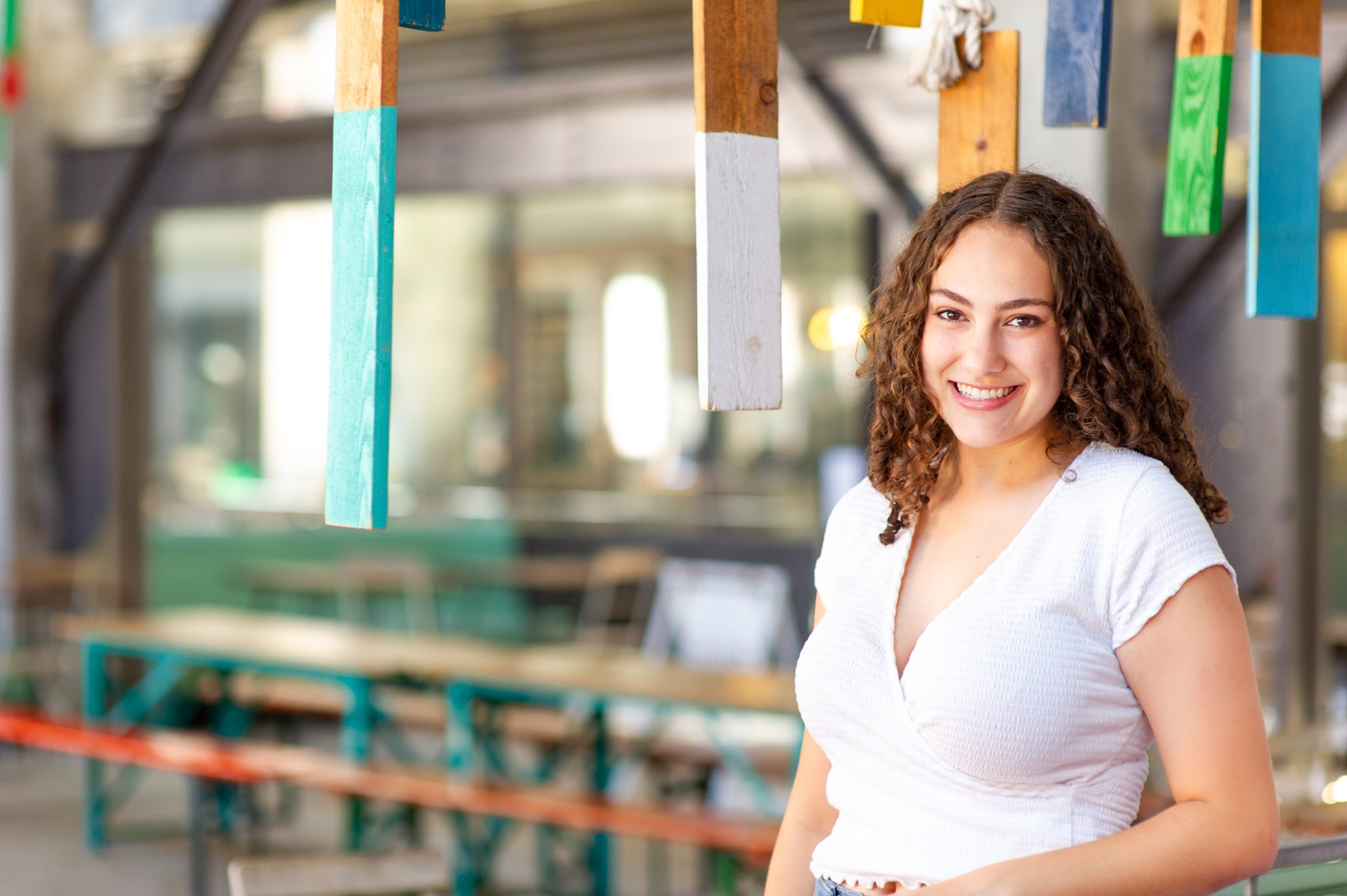 Atlanta Senior Photos at Ponce City Market by The Studio B Photography