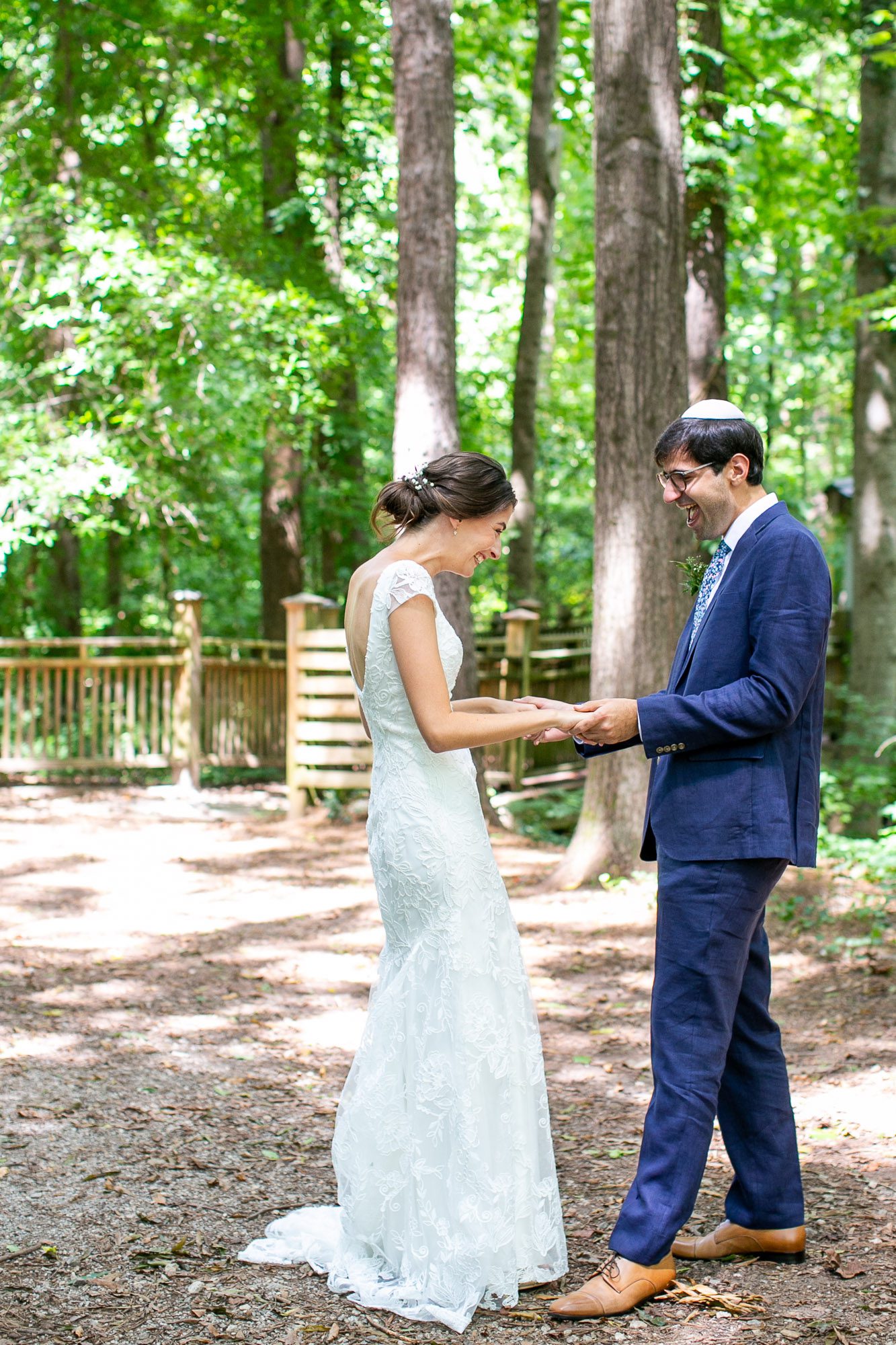First look wedding photos