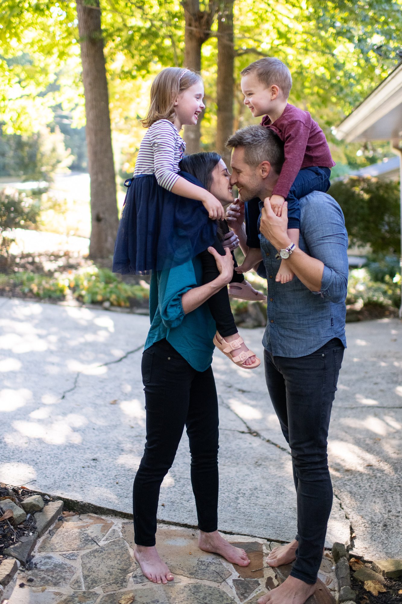Family Photos at home by The Studio B Photography Atlanta