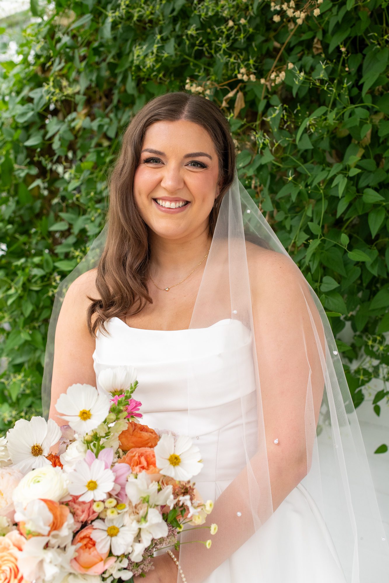 Magnolia House on Weiss Lake Wedding by The Studio B Photography Flowers by Gold and Bloom Veil by Anne Barge