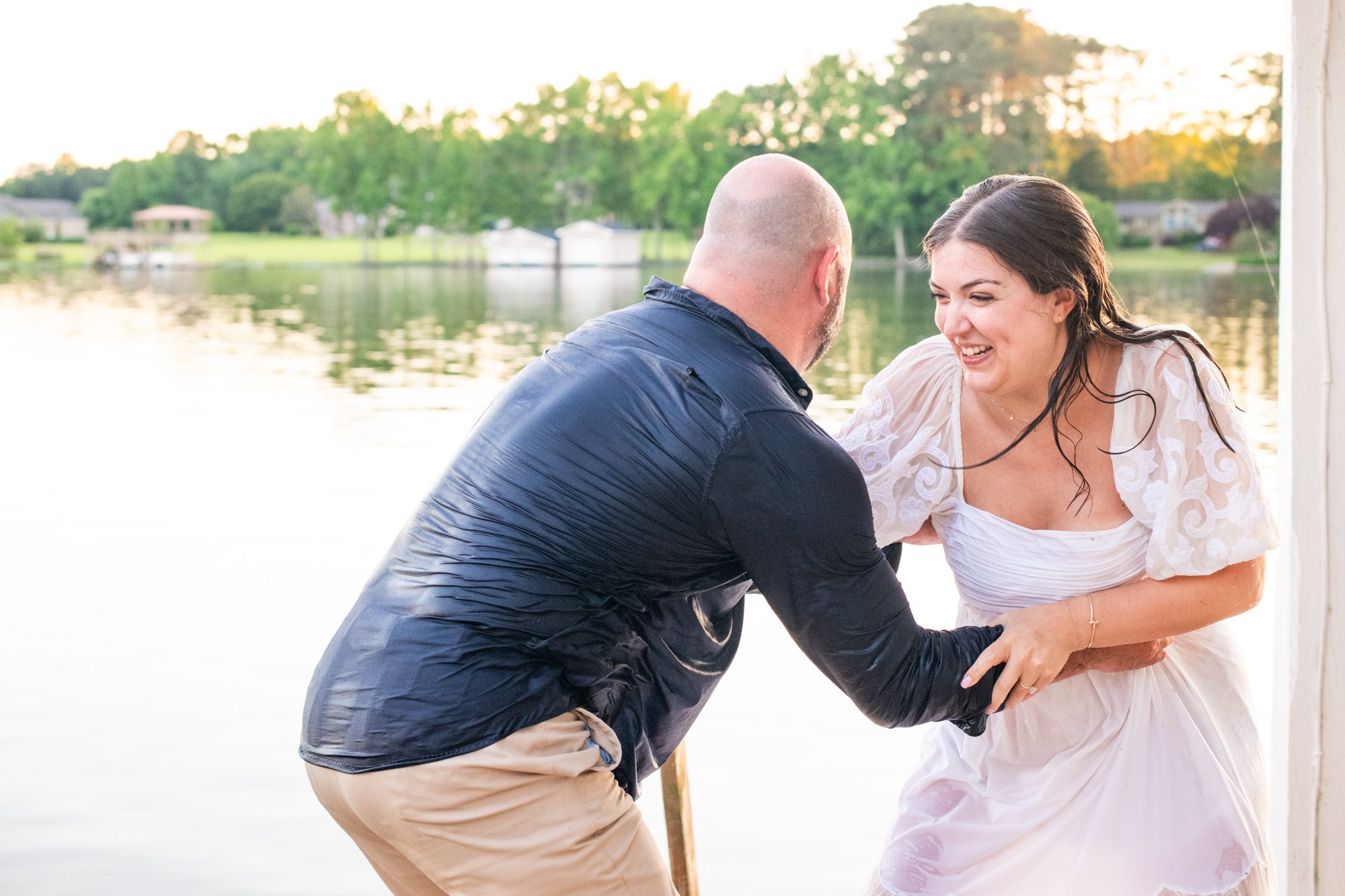 Weiss Lake Engagement Photos by The Studio B Photography
