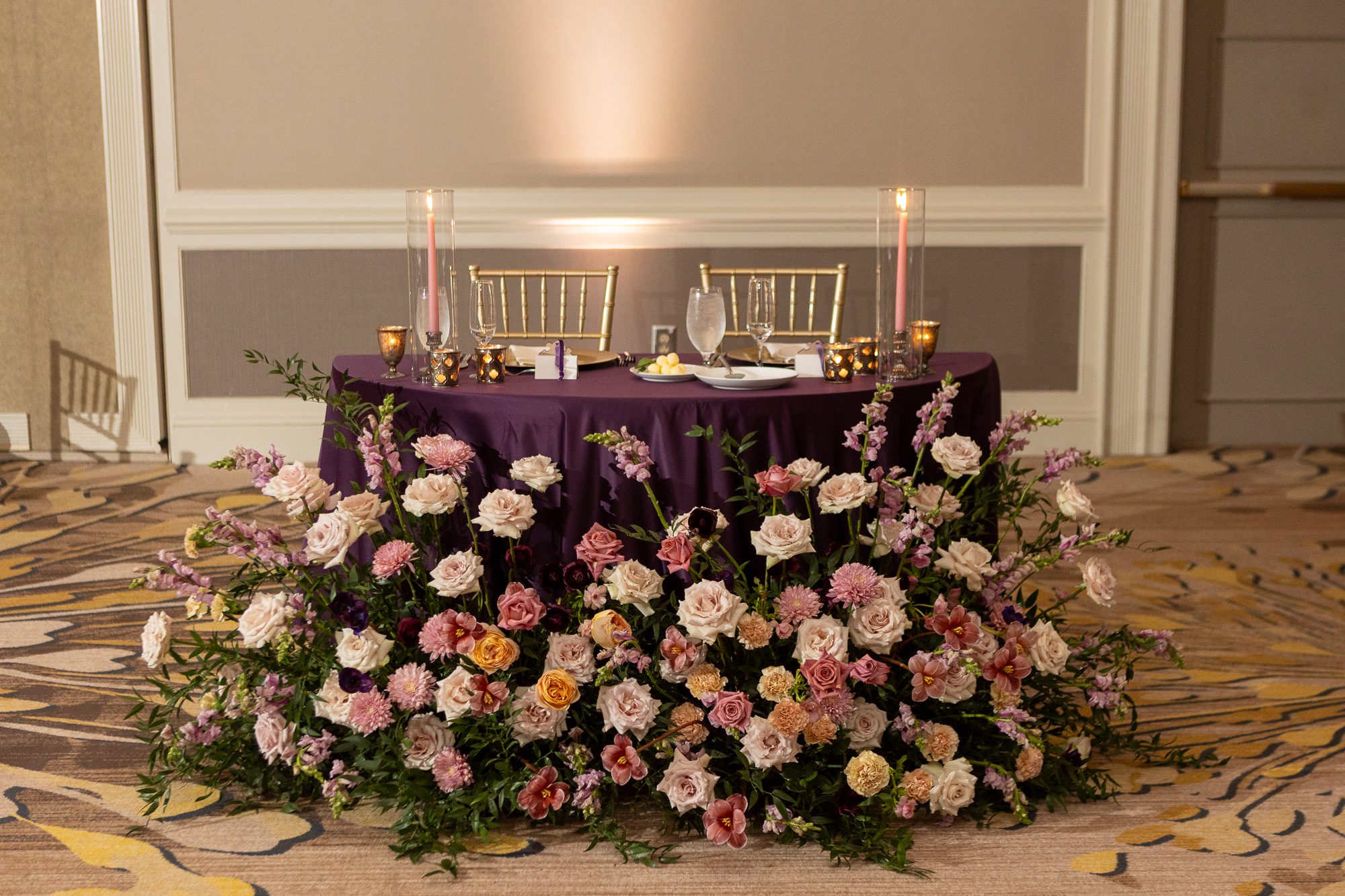 Villa Christina Atlanta Wedding Flowers by Rhapsody in Blooms photo by The Studio B Photography